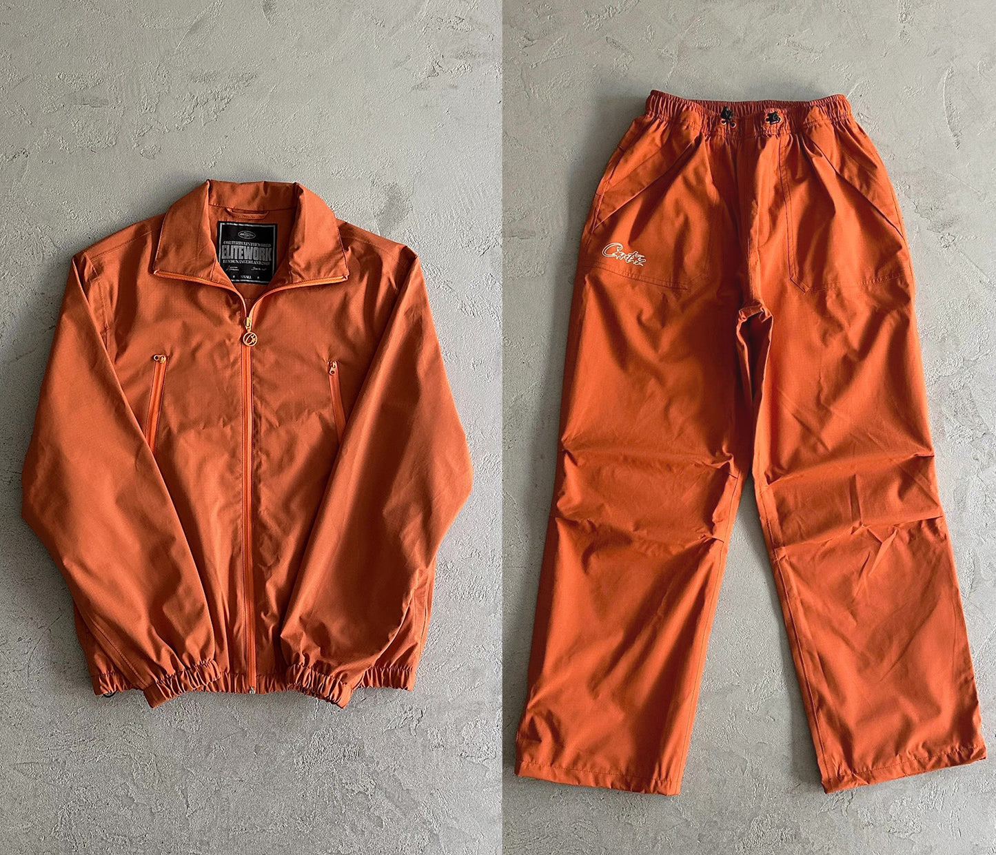 ENSEMBLE CORTEIZ Waterproof Outwear Set-orange